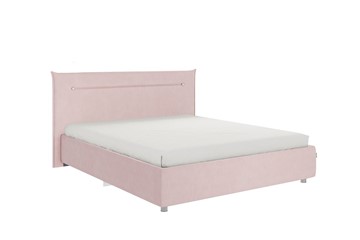 Двуспальная кровать Альба 1.6, нежно-розовый (велюр) в Мурманске