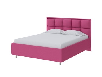 Кровать спальная Chessy 160х200, Рогожка (Savana Berry (фиолетовый)) в Мурманске