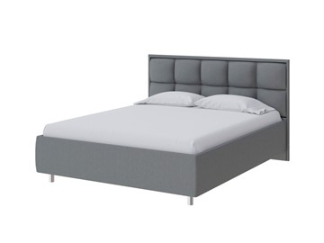Кровать 2-спальная Chessy 160х200, Рогожка (Savana Grey (серый)) в Мурманске
