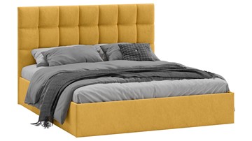 2-спальная кровать Эмбер тип 1 (Микровелюр Wellmart Yellow) в Мурманске