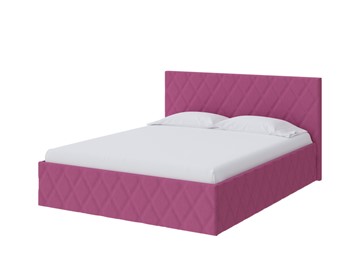 Кровать Fresco 140х200, Рогожка (Savana Berry (фиолетовый)) в Мурманске
