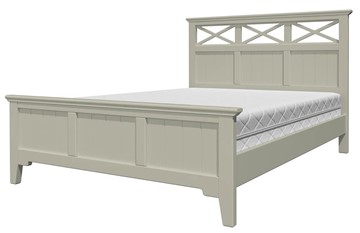 Спальная кровать Грация-5 с фисташковым карнизом (Фисташковый) 160х200 в Мурманске
