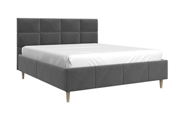 Двуспальная кровать Ханна 160х200 (Холодный Серый) с основанием в Мурманске