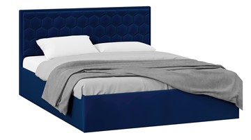 Кровать с подъемным механизмом Порто (Велюр Confetti Blue) без заглушины в Мурманске