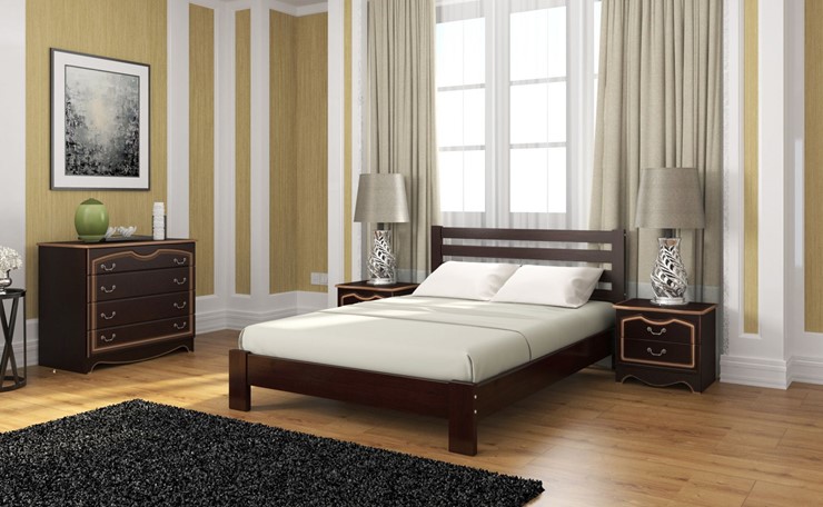 Спальная кровать Вероника (Белый Античный) 160х200 в Мурманске - изображение 4