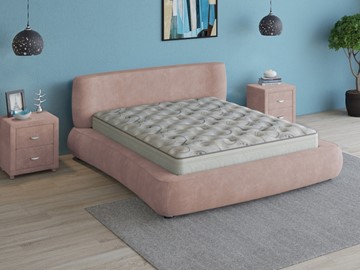 Кровать 2-спальная Zephyr 160х200, (Велсофт Винтажный розовый) в Мурманске