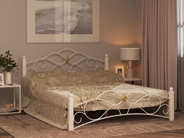 Кровать спальная Гарда 3, 160х200, белая в Мурманске
