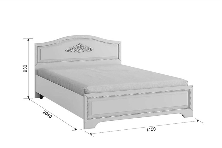 Кровать полуторная 1.4 (комфорт) Белла (1400х2000) в Мурманске - изображение 4