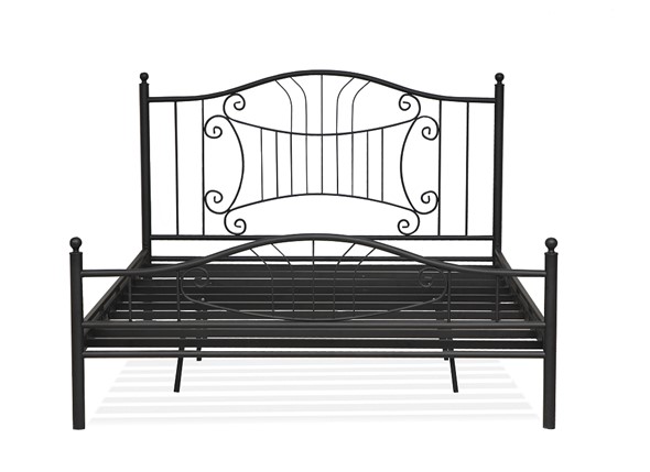 Кровать двухспальная 42.30 МАЛЬТА, металл черный в Мурманске - изображение