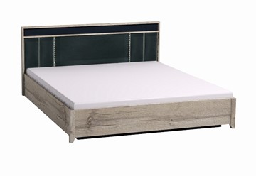 Кровать двуспальная Nature 306 1800 с подъемным механизмом, Гаскон Пайн-Черный в Мурманске