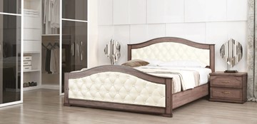 Кровать Стиль 1, 160х190, кожзам, с основанием в Мурманске