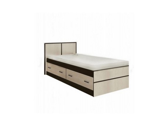 Односпальная кровать Сакура 900 с ящиками в Мурманске - изображение