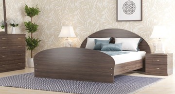 Кровать спальная Валенсия, 160х200 с основанием, венге в Мурманске