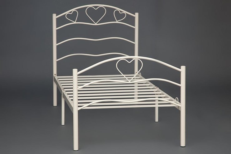 Кровать 1-спальная ROXIE 90*200 см (Single bed), белый (White) в Мурманске - изображение 1