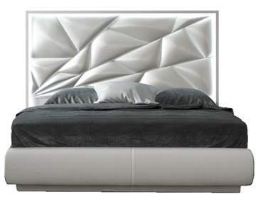 Кровать полутороспальная FRANCO KIU 1242 с LED подсветкой изголовья (160х200) в Мурманске