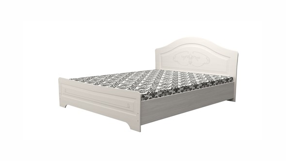Кровать 1.5-спальная Ивушка-5 2000х1200, цвет Дуб беленый в Мурманске - изображение