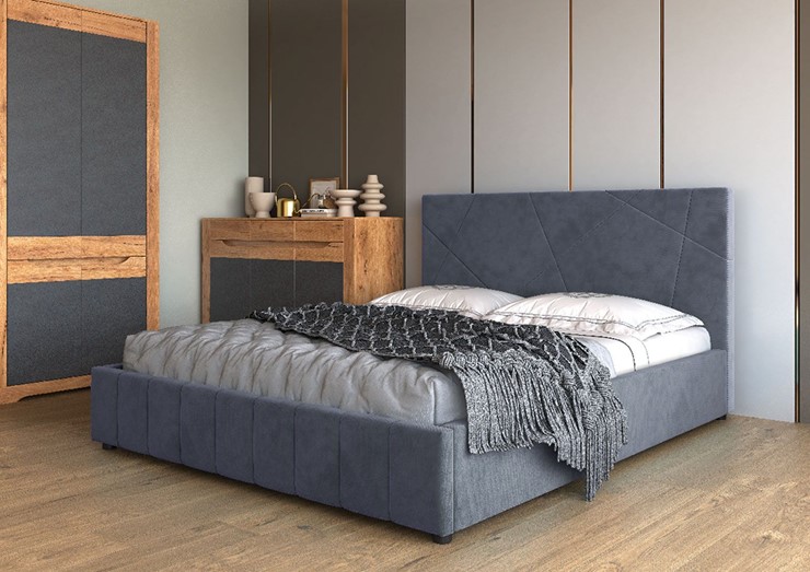 Кровать в спальню Нельсон Абстракция 120х200 (вариант 2) без основания в Мурманске - изображение 1