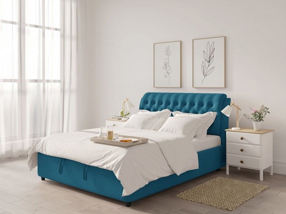 Спальная кровать Siena-2 1400х2000 с подъёмным механизмом в Мурманске - изображение