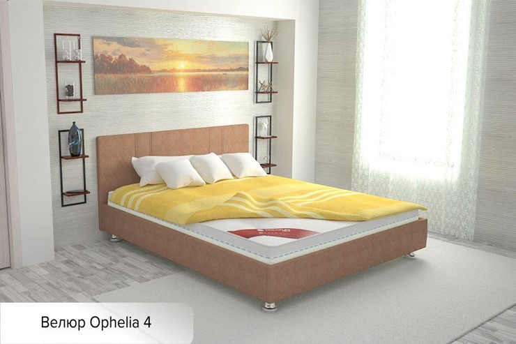 Кровать полутороспальная Вена 140х200 (с основанием) в Мурманске - изображение 9