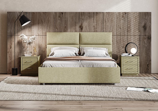 Спальная кровать Omega 180х190 с основанием в Мурманске - изображение 1