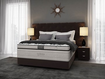 Кровать в спальню Style/Podium M 160х200, Флок (Велсофт Спелая слива) в Мурманске