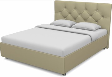 Кровать двуспальная Моника 1600 с основанием (Nitro Сream) в Мурманске