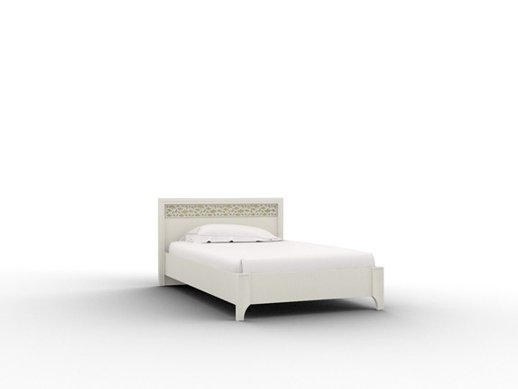 Спальная кровать Twist  с основанием (Кр-03 1200) в Мурманске - изображение