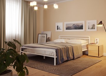 Кровать 1-спальная Леон, 900, белый в Мурманске