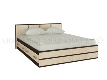 Спальная кровать Сакура 1600 с ящиками в Мурманске