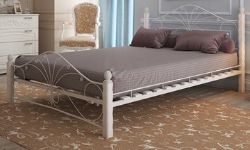 Кровать двуспальная Фортуна 1, 1600, белый/белый в Мурманске