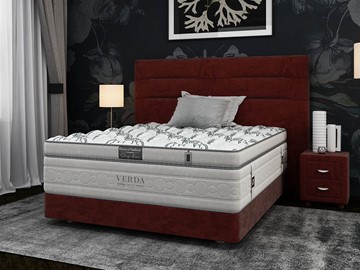 Спальная кровать Modern Compact/Podium M 160х200, Микровелюр (Manhattan Гранатовый) в Мурманске