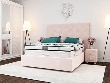 Кровать Style Compact/Island M 180х200, Флок (Велсофт Винтажный розовый) в Мурманске