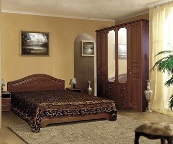 Модульная спальня Ивушка-5, цвет Итальянский орех в Мурманске