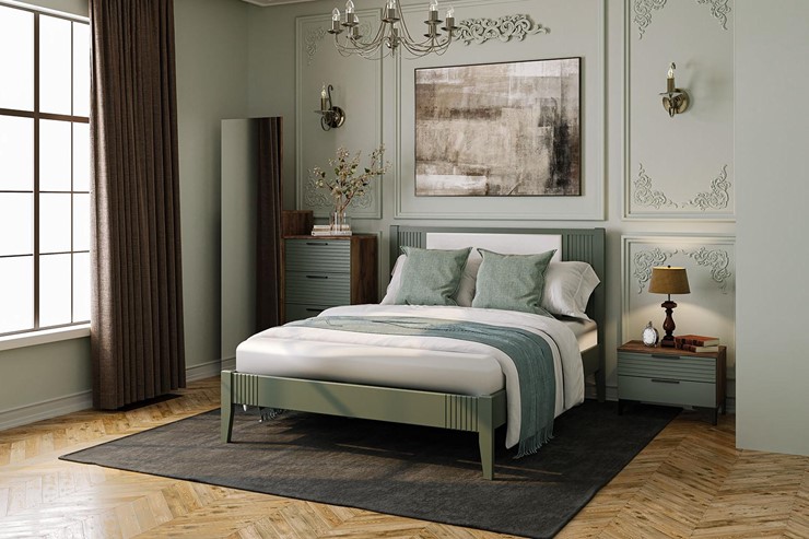 Модульная спальня Брента (Оливковый) в Мурманске - изображение 1