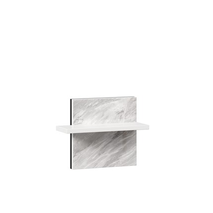 Полка навесная Норд 677.130 (Белый/Статуарио) в Мурманске - изображение