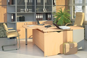 Офисный набор мебели Милан для руководителя отдела в Мурманске