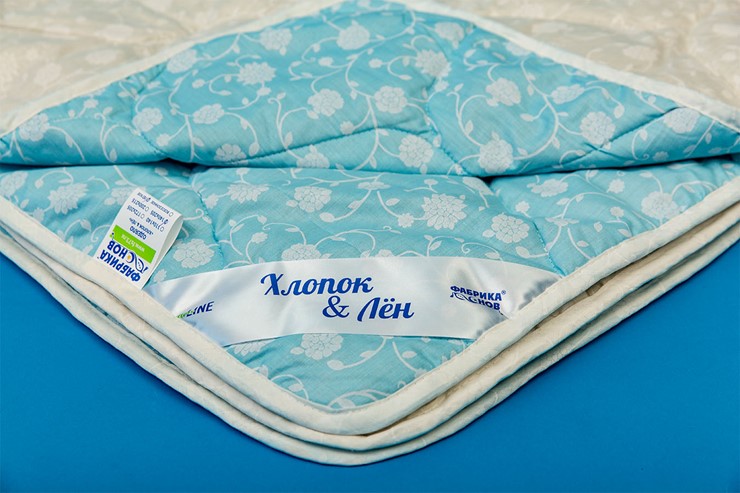 Одеяло легкое двуспальное Хлопок &  Лен в Мурманске - изображение 1