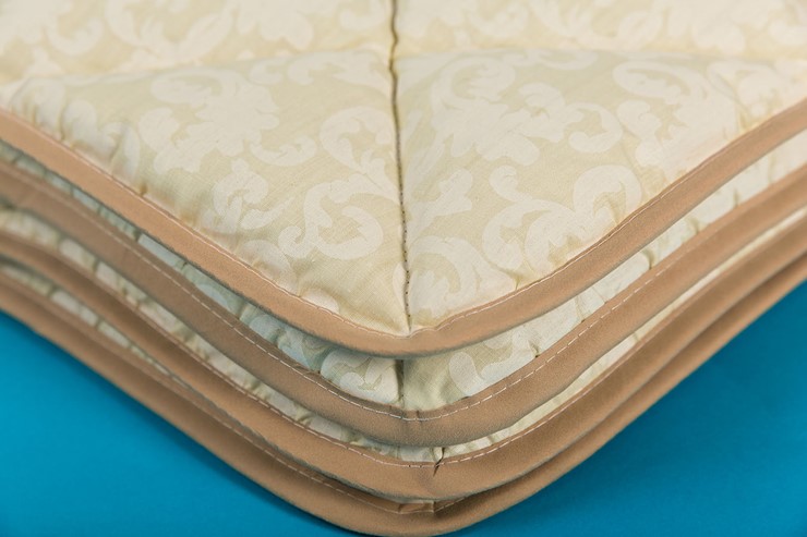Одеяло всесезонное полутороспальное Шерсть & Хлопок в Мурманске - изображение 1