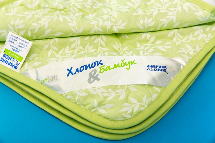 Одеяло лёгкое полутороспальное Хлопок & Бамбук в Мурманске - изображение 1