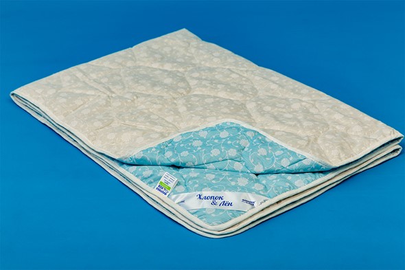 Одеяло легкое двуспальное Хлопок &  Лен в Мурманске - изображение
