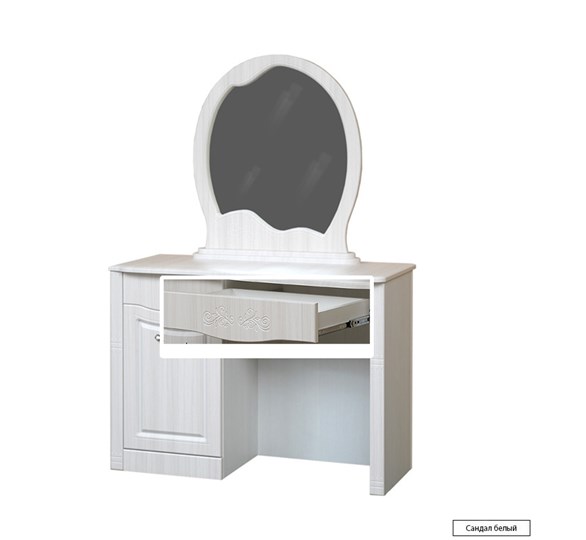 Стол туалетный Ева-10 с зеркалом в Мурманске - изображение 1