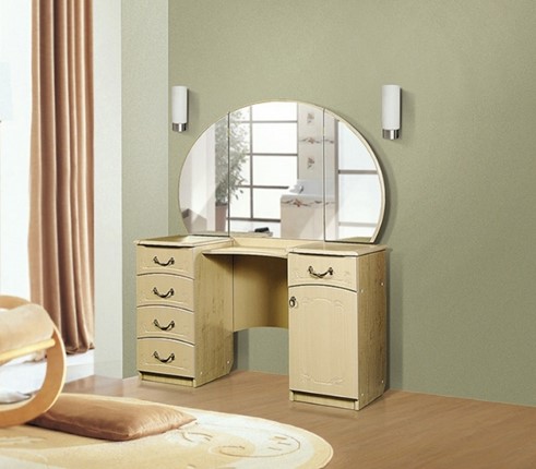 Туалетный стол №4, Ивушка-5, цвет Дуб беленый в Мурманске - изображение