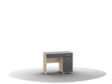 Косметический стол Silvia, Ст-01, цвет фасада антрацит в Мурманске