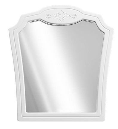Зеркало навесное Лотос (Белый) в Мурманске - изображение