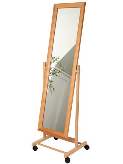 Зеркало напольное в спальню BeautyStyle 27 (135х42,5см) Светло-коричневый в Мурманске - изображение 2