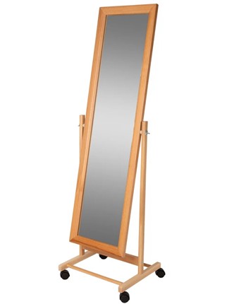 Зеркало напольное в спальню BeautyStyle 27 (135х42,5см) Светло-коричневый в Мурманске - изображение