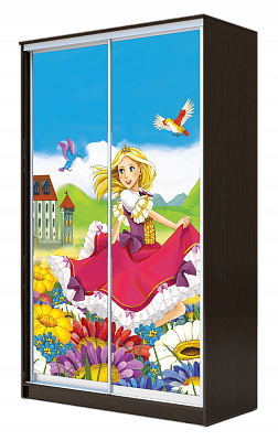 Шкаф детский ХИТ 23-4-17-77-11, Принцесса, венге в Мурманске - изображение