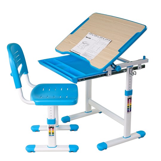 Растущий стол и стул Piccolino Blue в Мурманске - изображение 5