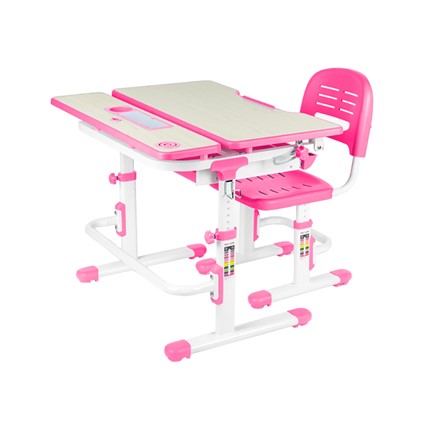 Парта растущая + стул Lavoro Pink в Мурманске - изображение