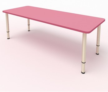 Стол для детей 2-местный  (по одну сторону столешн.) СДО-2 (0-3) розовый в Мурманске